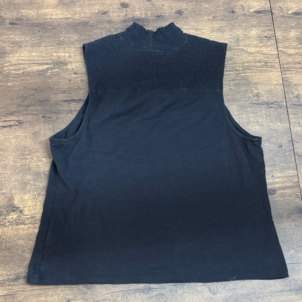 Sleeveless Black Top